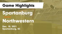 Spartanburg  vs Northwestern  Game Highlights - Dec. 10, 2021