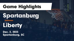 Spartanburg  vs Liberty  Game Highlights - Dec. 2, 2023