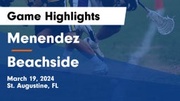 Menendez  vs Beachside  Game Highlights - March 19, 2024