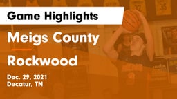 Meigs County  vs Rockwood  Game Highlights - Dec. 29, 2021