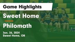 Sweet Home  vs Philomath  Game Highlights - Jan. 26, 2024