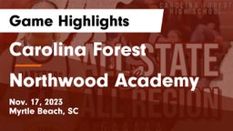 Carolina Forest  vs Northwood Academy  Game Highlights - Nov. 17, 2023