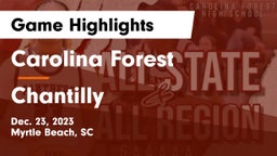 Carolina Forest  vs Chantilly  Game Highlights - Dec. 23, 2023