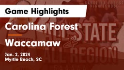 Carolina Forest  vs Waccamaw  Game Highlights - Jan. 2, 2024
