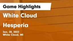 White Cloud  vs Hesperia  Game Highlights - Jan. 28, 2022