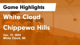 White Cloud  vs Chippewa Hills  Game Highlights - Jan. 19, 2024