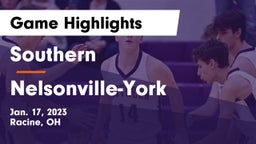 Southern  vs Nelsonville-York  Game Highlights - Jan. 17, 2023