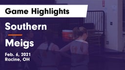 Southern  vs Meigs  Game Highlights - Feb. 6, 2021