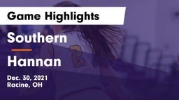 Southern  vs Hannan Game Highlights - Dec. 30, 2021