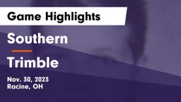 Southern  vs Trimble  Game Highlights - Nov. 30, 2023