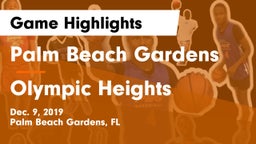Palm Beach Gardens  vs Olympic Heights  Game Highlights - Dec. 9, 2019