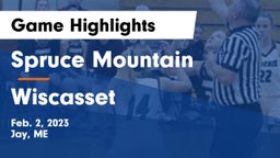 Spruce Mountain  vs Wiscasset Game Highlights - Feb. 2, 2023
