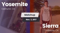 Matchup: Yosemite  vs. Sierra  2017