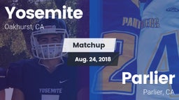 Matchup: Yosemite  vs. Parlier  2018