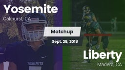Matchup: Yosemite  vs. Liberty  2018