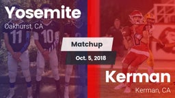 Matchup: Yosemite  vs. Kerman  2018