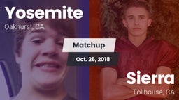 Matchup: Yosemite  vs. Sierra  2018