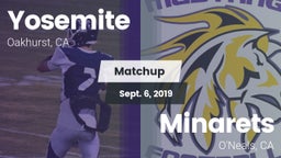 Matchup: Yosemite  vs. Minarets  2019