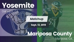 Matchup: Yosemite  vs. Mariposa County  2019