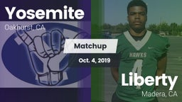 Matchup: Yosemite  vs. Liberty  2019