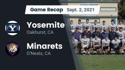 Recap: Yosemite  vs. Minarets  2021