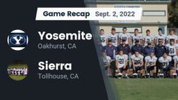 Recap: Yosemite  vs. Sierra  2022