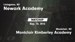 Matchup: Newark Academy High vs. Montclair Kimberley Academy 2016