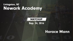 Matchup: Newark Academy High vs. Horace Mann 2016