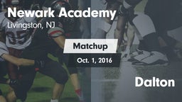 Matchup: Newark Academy High vs. Dalton 2016