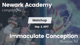 Matchup: Newark Academy High vs. Immaculate Conception  2017