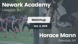 Matchup: Newark Academy High vs. Horace Mann  2019