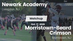 Matchup: Newark Academy  vs. Morristown-Beard Crimson 2020