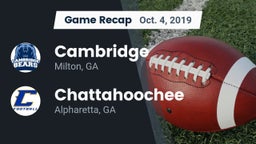Recap: Cambridge  vs. Chattahoochee  2019