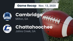 Recap: Cambridge  vs. Chattahoochee  2020