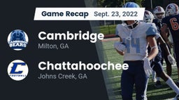 Recap: Cambridge  vs. Chattahoochee  2022