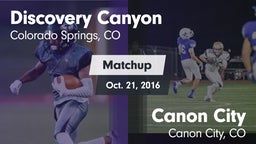 Matchup: Discovery Canyon vs. Canon City  2016