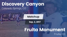 Matchup: Discovery Canyon vs. Fruita Monument  2017