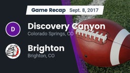 Recap: Discovery Canyon  vs. Brighton  2017