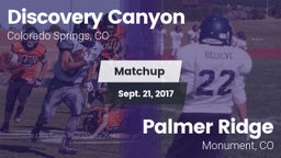 Matchup: Discovery Canyon vs. Palmer Ridge  2017