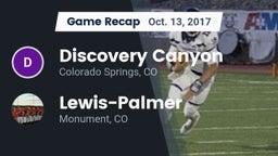 Recap: Discovery Canyon  vs. Lewis-Palmer  2017