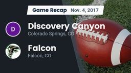 Recap: Discovery Canyon  vs. Falcon   2017