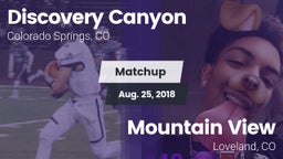 Matchup: Discovery Canyon vs. Mountain View  2018
