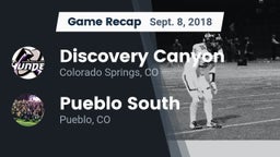 Recap: Discovery Canyon  vs. Pueblo South  2018