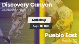 Matchup: Discovery Canyon vs. Pueblo East  2018