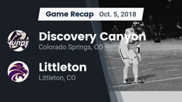 Recap: Discovery Canyon  vs. Littleton  2018