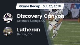 Recap: Discovery Canyon  vs. Lutheran  2018