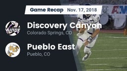 Recap: Discovery Canyon  vs. Pueblo East  2018