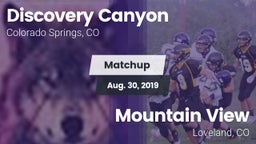 Matchup: Discovery Canyon vs. Mountain View  2019