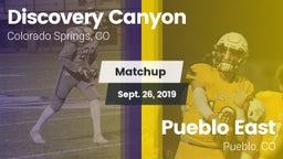 Matchup: Discovery Canyon vs. Pueblo East  2019