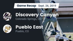 Recap: Discovery Canyon  vs. Pueblo East  2019